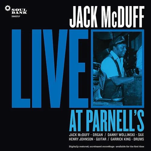 Jack Mcduff - Live at Parnell's vinyl record cover