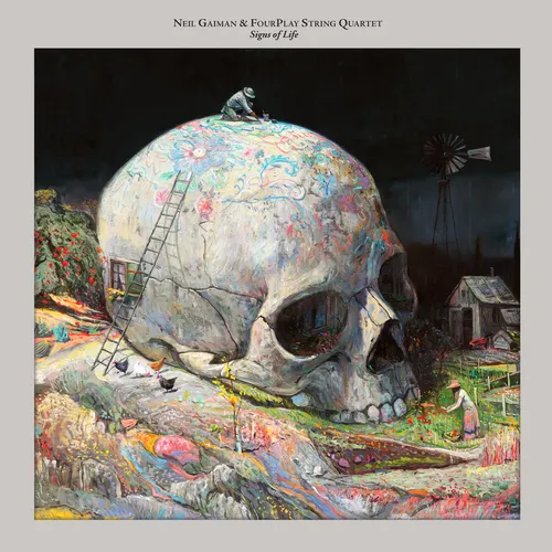 Neil Gaiman & FourPlay String Quartet - Signs Of Life vinyl record cover
