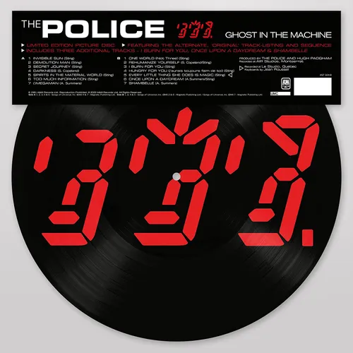 The Police - Ghost In The Machine vinyl record cover