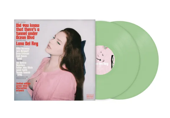 Lana Del Rey - Did you know that there's a tunnel under Ocean Blvd [Indie  Exclusive Limited Edition Light Green 2LP/Alt. Cover]