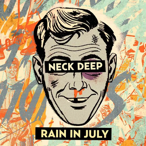 Neck Deep - Rain In July: 10th Anniversary vinyl record cover