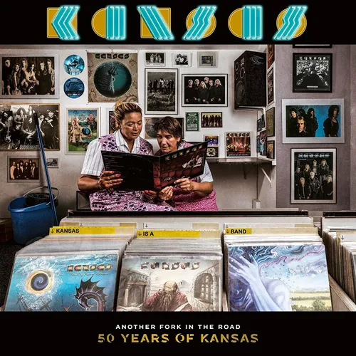Kansas - Another Fork In The Road - 50 Years Of Kansas vinyl record cover