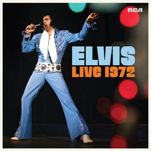 Elvis Presley - Elvis Live 1972 vinyl record cover