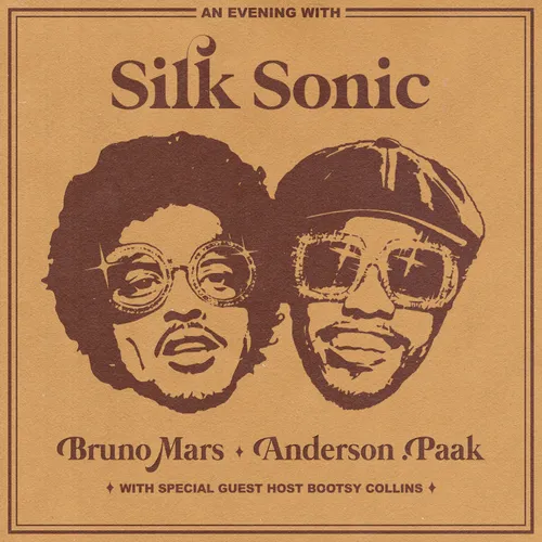 Silk Sonic (Bruno Mars + Anderson .Paak) - An Evening With Silk Sonic vinyl record cover
