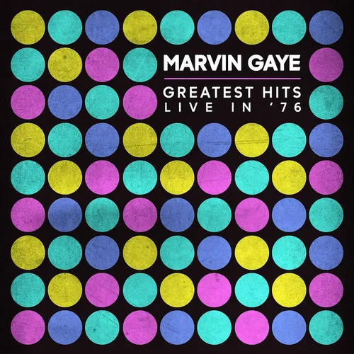 Marvin Gaye - Greatest Hits Live In '76 vinyl record cover