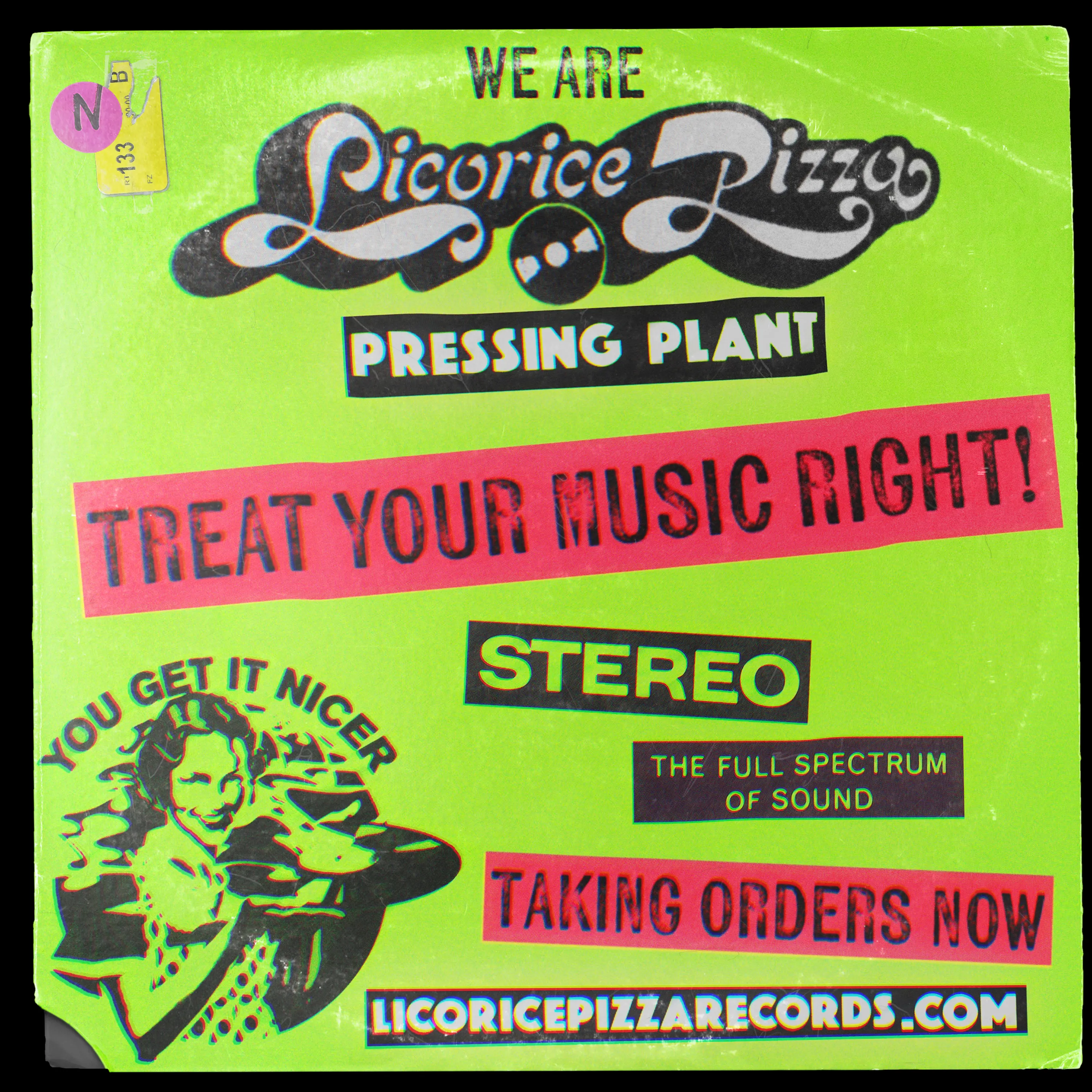 Licorice Pizza Pressing Licorice Pizza Records