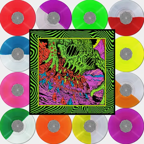 King Gizzard & The Lizard Wizard - Live at Red Rocks '22 vinyl record cover