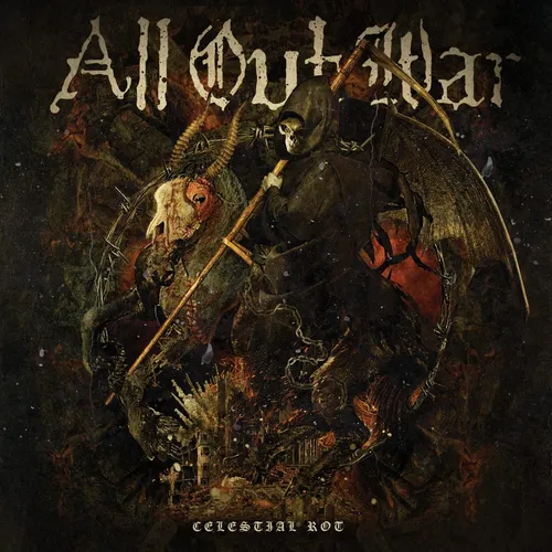 All Out War - Celestial Rot vinyl record cover