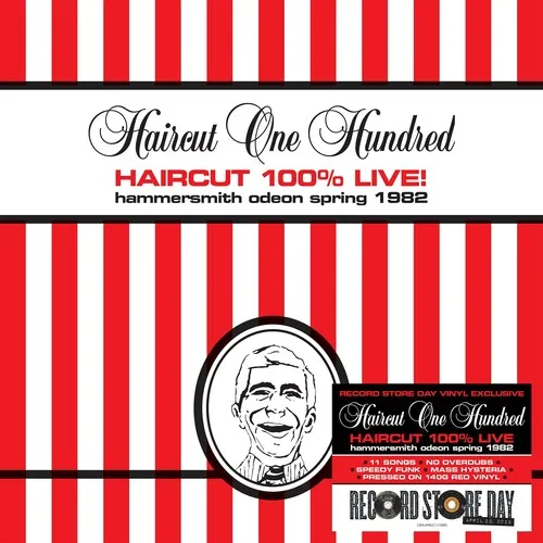 Haircut 100 - Live in Hammersmith 1983 vinyl record cover