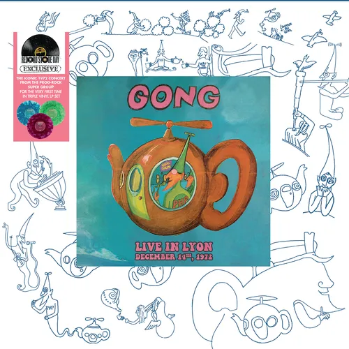 Gong - Live In Lyon, December 14, 1972 vinyl record cover