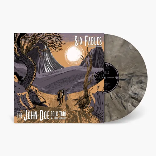The John Doe Folk Trio - Six Fables Recorded Live At The Bunker vinyl record cover