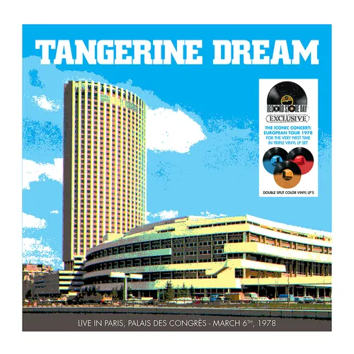 Tangerine Dream - Live in Paris, Palais Des Congres vinyl record cover