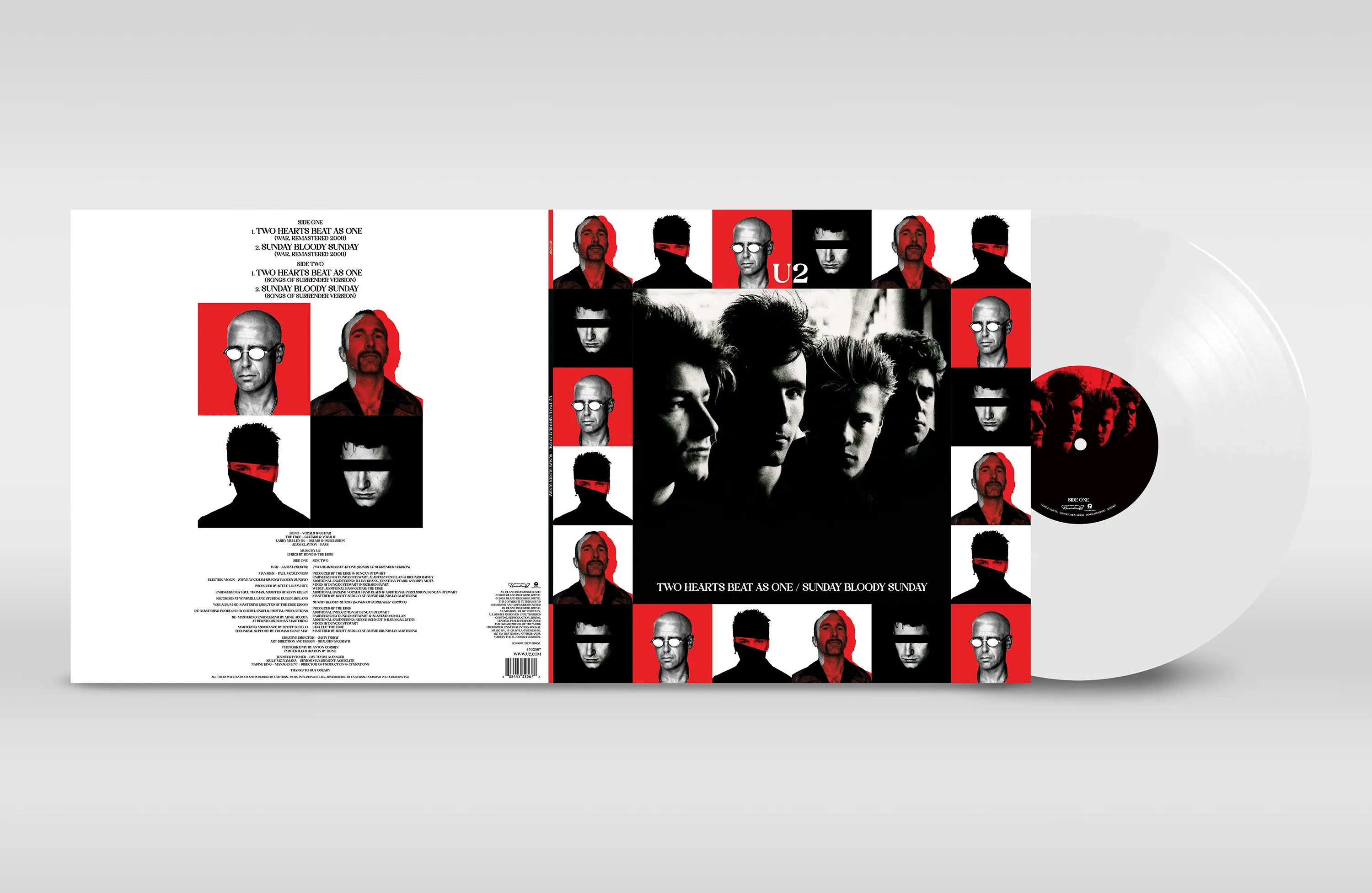 U2 - Two Hearts Beat As One/Sunday Bloody Sunday - War