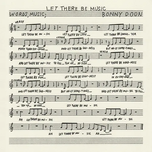 Bonny Doon - Let There Be Music vinyl record cover