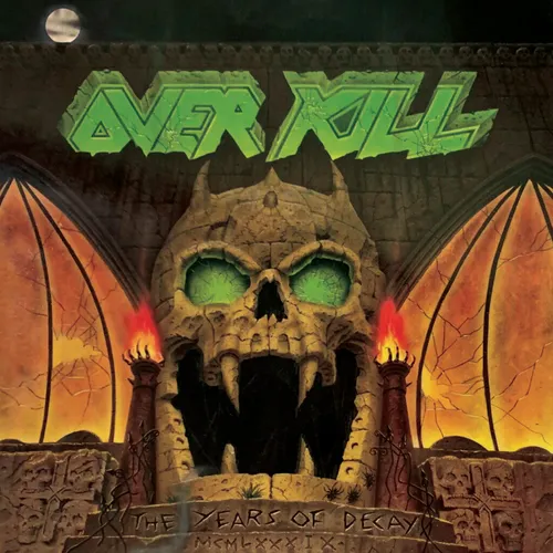 Overkill - The Years Of Decay vinyl record cover