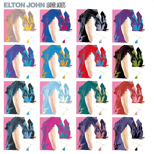 Elton John - Leather Jackets vinyl record cover