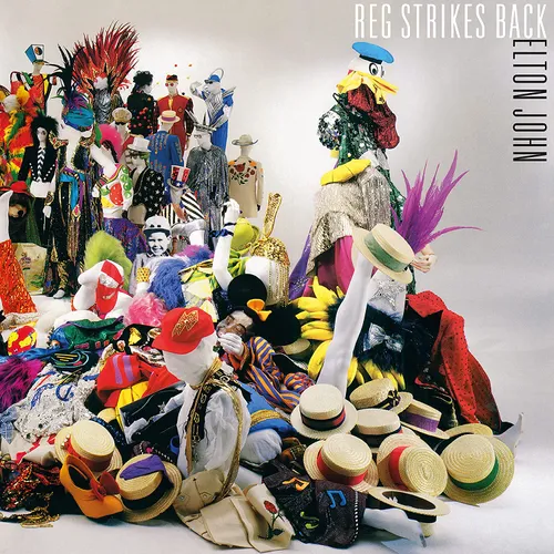Elton John - Reg Strikes Back vinyl record cover