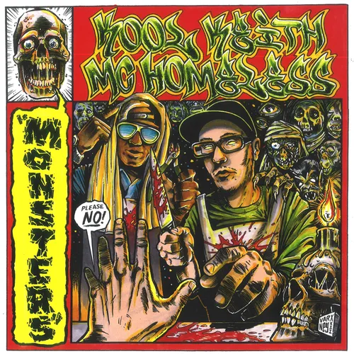 Kool Keith & MC Homeless - Monsters vinyl record cover