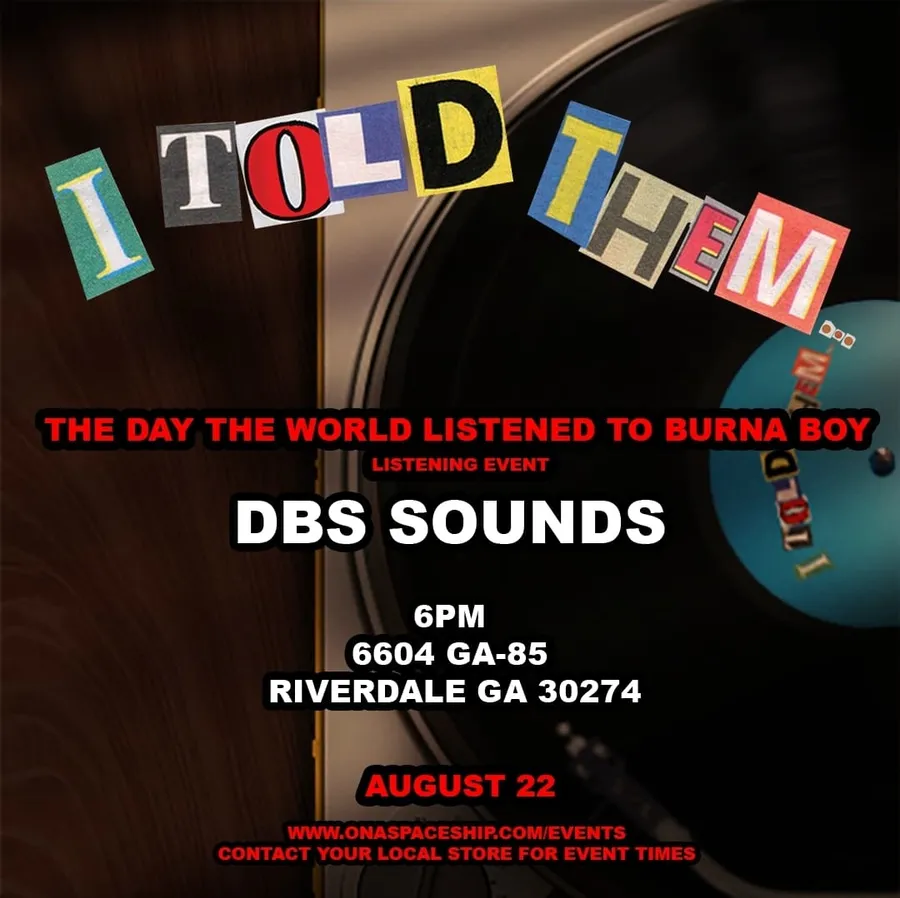 Burna Boy - Listening Event
