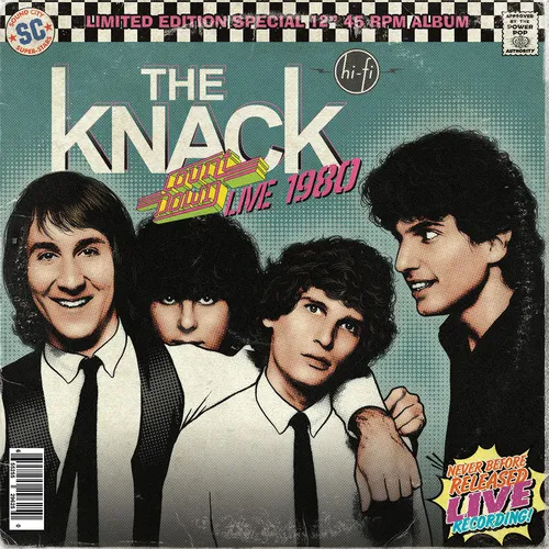 The Knack - Countdown Live 1980 vinyl record cover