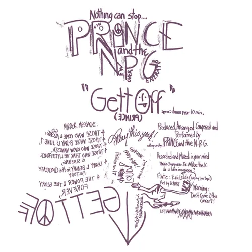 Prince - Gett Off! vinyl record cover