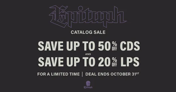 Epitaph Catalog Sale