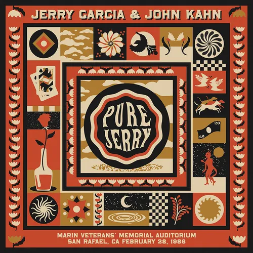Jerry Garcia & John Kahn - Pure Jerry: Marin Veterans Memorial Auditorium, San Rafael, CA - February 28, 1986 vinyl record cover