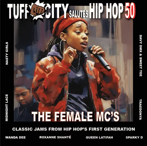 Various Artists - Tuff City Salutes Hip Hop 50: The Female MCs vinyl record cover