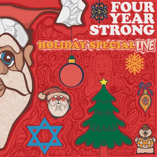 Four Year Strong - Holiday Special Live vinyl record cover
