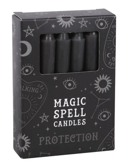Candle - Blk Protection Magic Spell