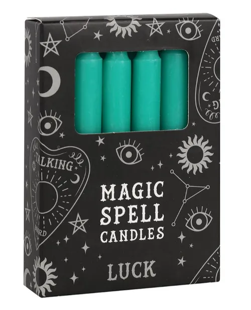 Candle - Teal Luck Magic Spell