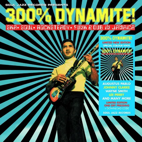 Soul Jazz Records Presents - 300% Dynamite Ska Soul Rocksteady Funk And Dub vinyl record cover