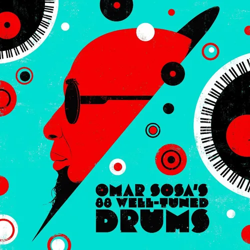 Omar Sosa - Omar Sosa's 88 Well-Tuned Drums vinyl record cover