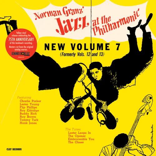 Charlie Parker - Norman Granz' Jazz At The Philharmonic vinyl record cover