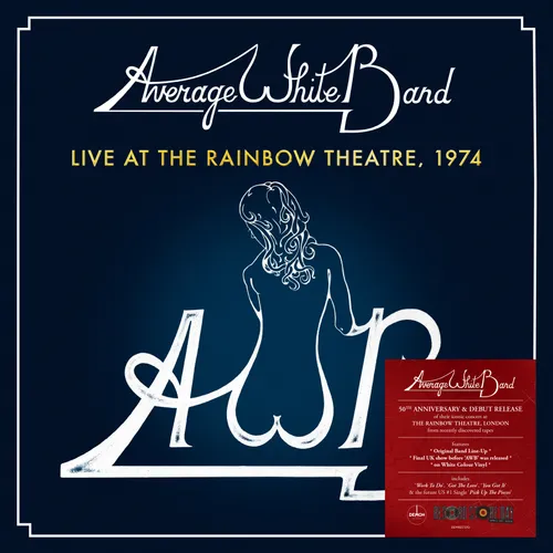 Average White Band - Live At The Rainbow Theatre 1974 vinyl record cover