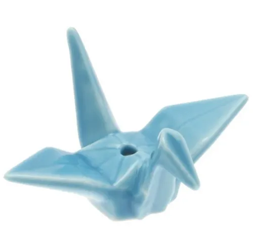 Incense Holder - Sky Blue Crane 2"