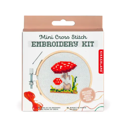 Art Supply - Mushroom Embroidery Kit