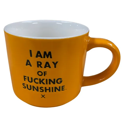 Mug - Gold Ray Of Sunshine Ceramic