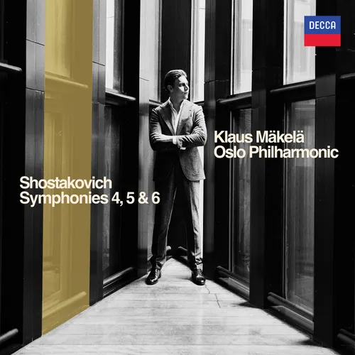 Shostakovich / Klaus Makela  / Oslo Philharmonic - Shostakovich: Symphones 4 5 & 6 vinyl record cover