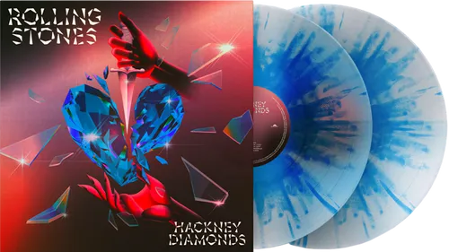 Album Art - Hackney Diamonds (1 Year Anniversary) -  [Blue Splatter Clear Opaque 2LP]