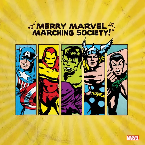 Artist - Merry Marvel Marching Society vinyl record cover