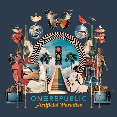 OneRepublic - Artificial Paradise (Blue) vinyl record cover