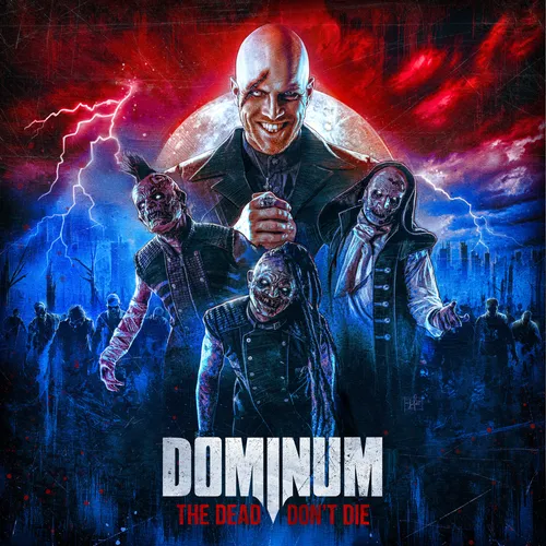 Dominum - Dead Don't Die (Blue) vinyl record cover