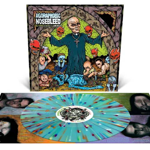Agoraphobic Nosebleed - Altered States of America - vinyl record cover