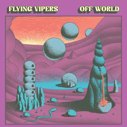 Flying Vipers - Off World vinyl record cover