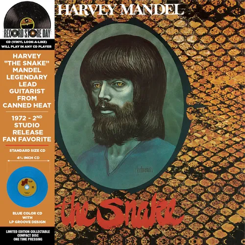 Harvey Mandel - The Snake vinyl record cover