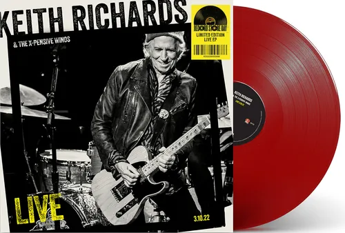 Keith Richards &amp; The X-Pensive Winos - Live 3.10.22 vinyl record cover