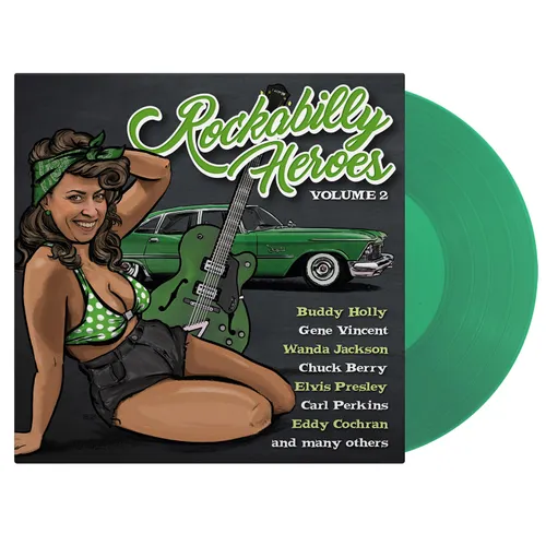 Various Artists - Rockabilly Heroes Vol. 2 vinyl record cover