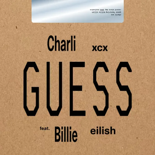 Charli XCX - Guess vinyl record cover