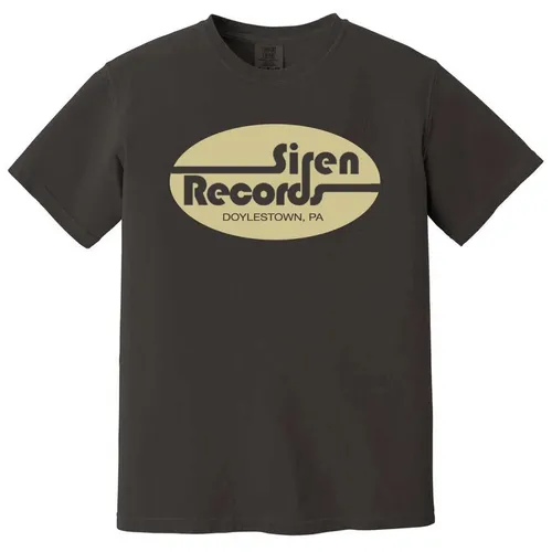 Siren Records - [XL] Dark Gray Logo Short Sleeve 